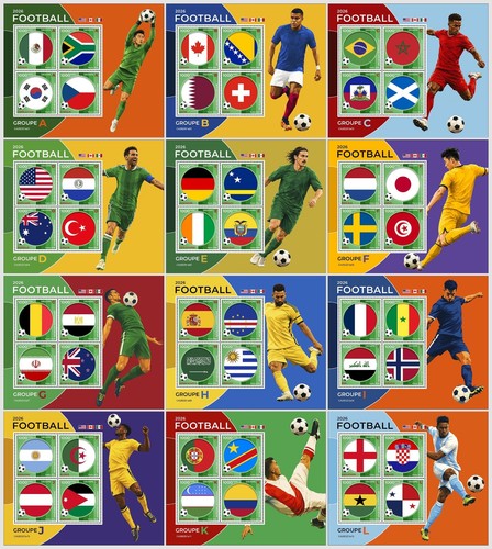 Centrafrica 2026 mnh calcio - 2026,