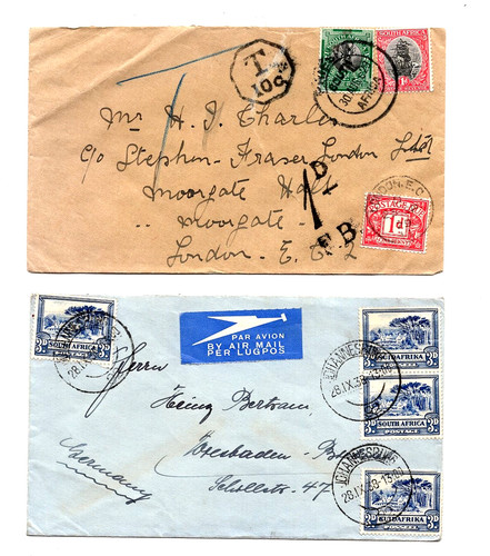Sudafrica lettere 1929 1938 - lettere,