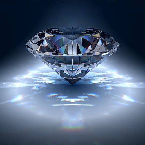 Diamante naturale certificato - diamante,