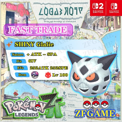 6iv shiny glalie - shiny,