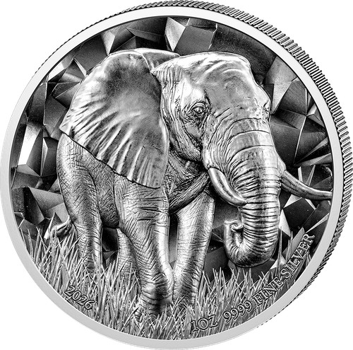 Moneta argento elefante oz - moneta,