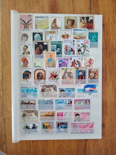 Timbres rwanda lot - 40, (lot